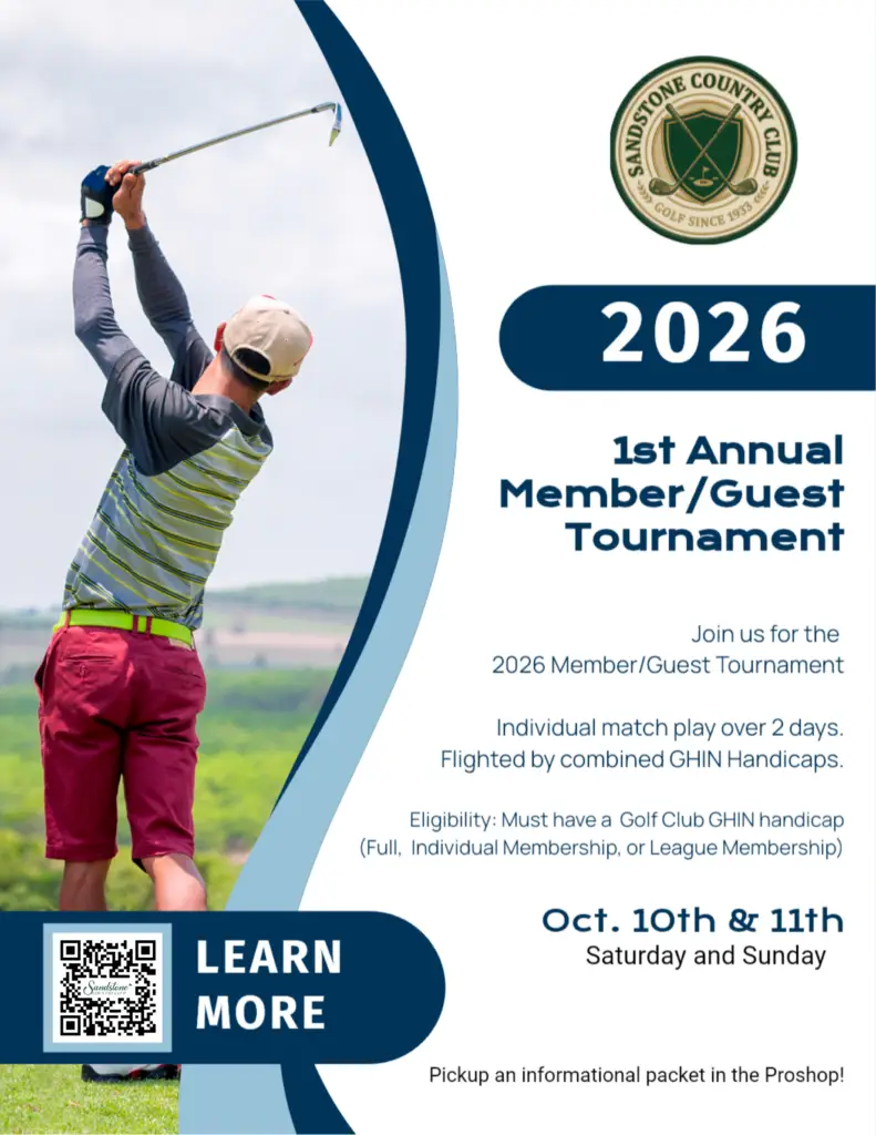 Sandstone Country Club Member/Guest Golf Tournament